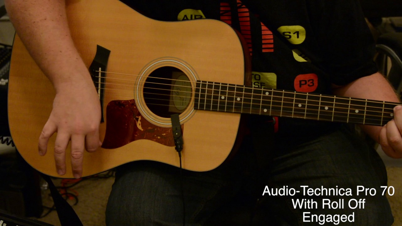 Audio Technica Pro 70 on Guitars and Bass