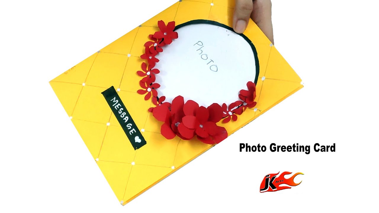 Easy greeting card | School Project Paper Craft | JK Art Classes