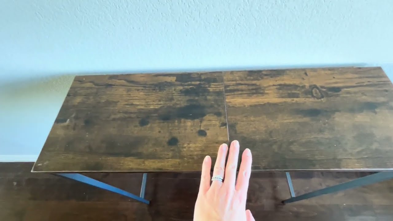 See this small entryway table in action plus assembly!!