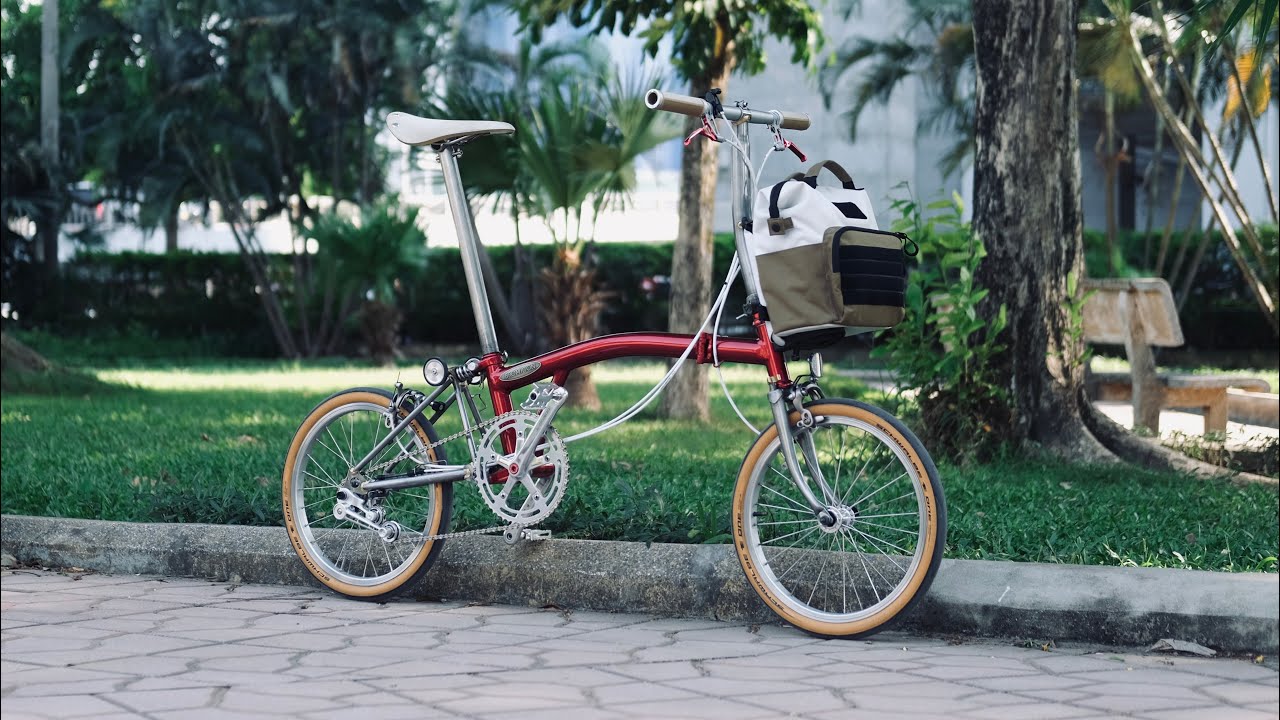 Dream build: Brompton S2L Bordeaux & Raw