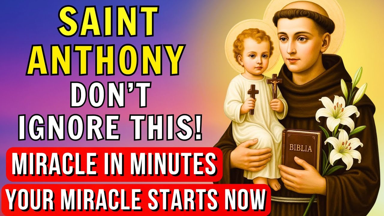 💖МОЛОДЕЖНАЯ МОЛИТВА О НЕОБХОДИМОМ ЧУДЕ - СВЯТОЙ АНТОНИЙ ПАДУИЙСКИЙ🙏МОЛИТВА СВЯТОМУ АНТОНИЮ🙏