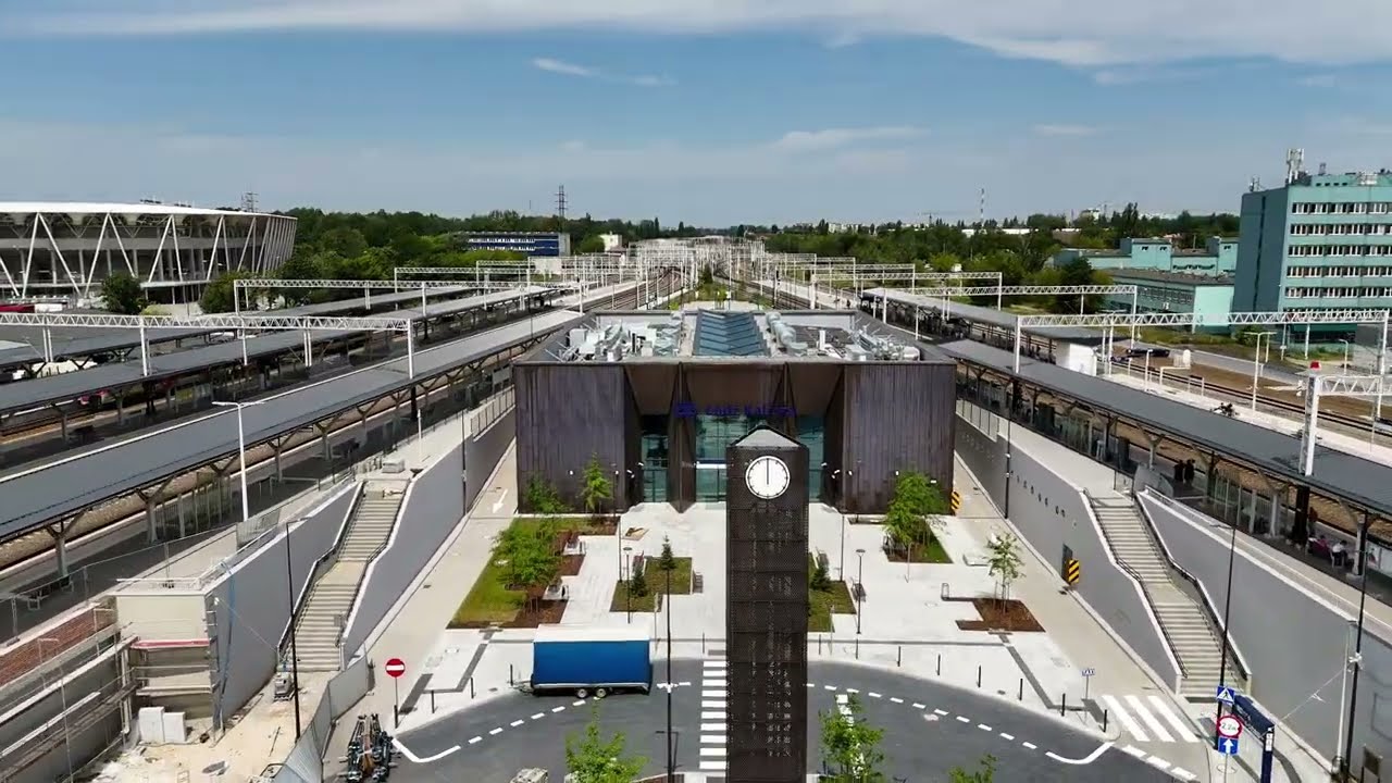 Dworzec Kolejowy ŁÓDŹ KALiska z Drona 06.07.2025