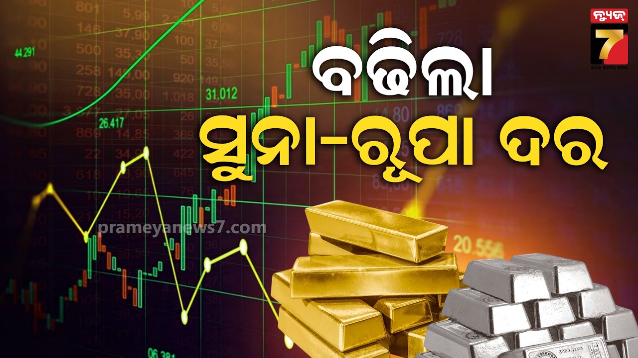 Gold Silver Price | ପୁଣି ବଦଳିଲା ସୁନା-ରୁପା ଦର, ୪ ଦିନ କମିବା ପରେ ଆଜି ବଢ଼ିଲା ମୂଲ୍ୟ... Prameya News7