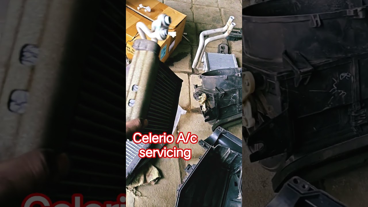 Celerio A/c servicing cooling coil likej 