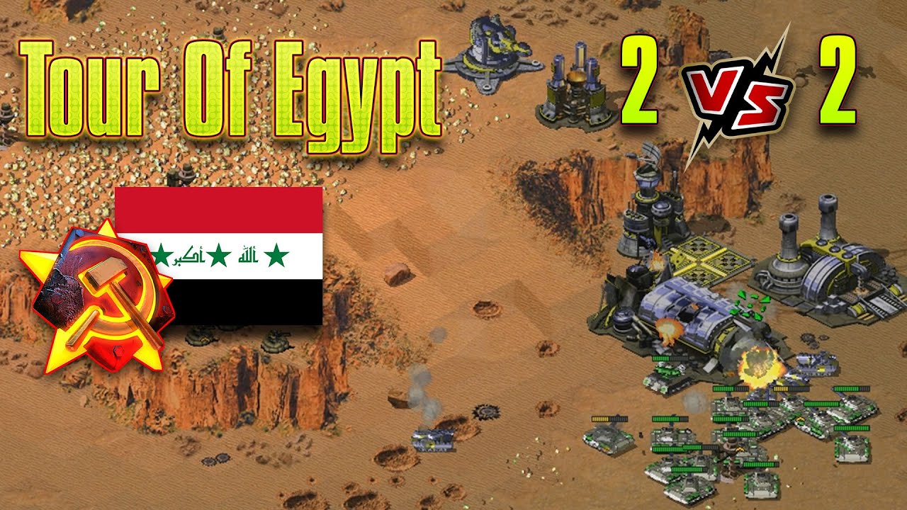 Red Alert 2 Yuri's Revenge - Tour Of Egypt 2 vs 2
