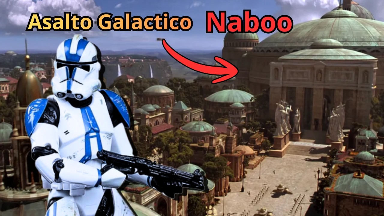 Gameplay Asalto Galáctico NABOO - STAR WARS battlefront II