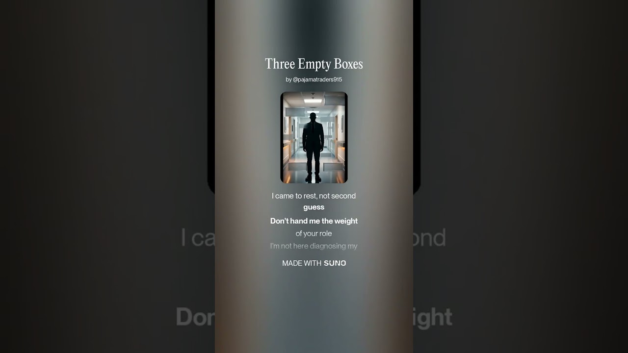 Three Empty Boxes