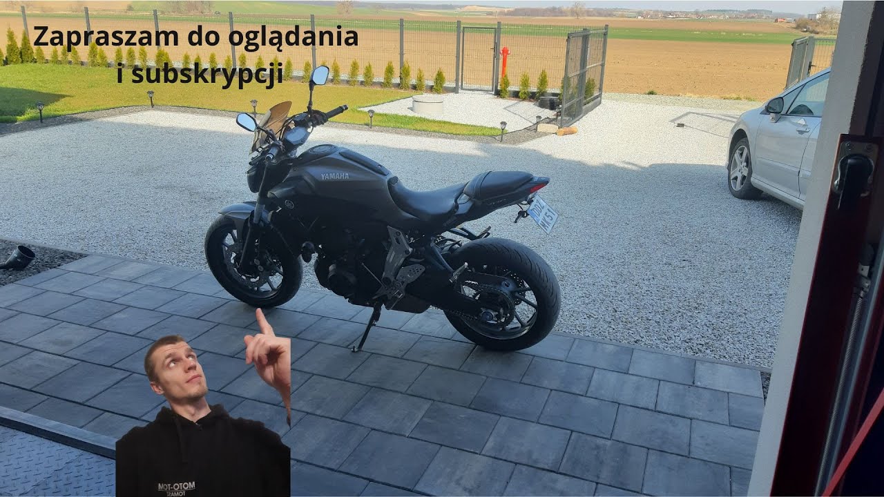 Yamaha MT-07 pęknięta półka, zawory, rozrząd, przepustnice, pełny serwis