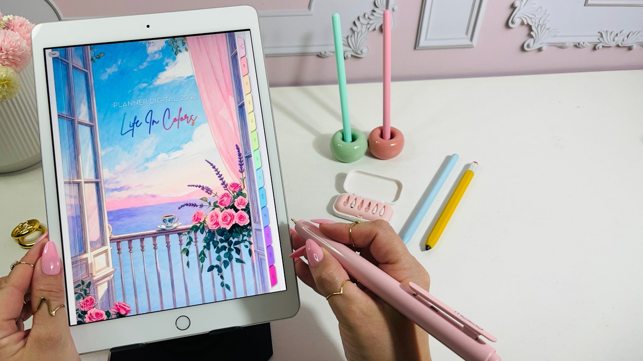 Planner Digital 2026 Grátis para iPad no app Goodnotes #plannerdigital #plannerdigitalgratis