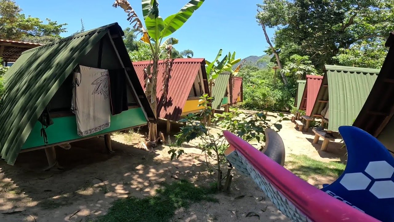 DIA DE SURF CAMPING NA PRAIA DO SONO 