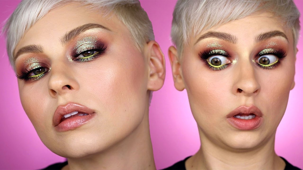 I added a pop of color to my Pat Mcgrath Bronze Seduction look