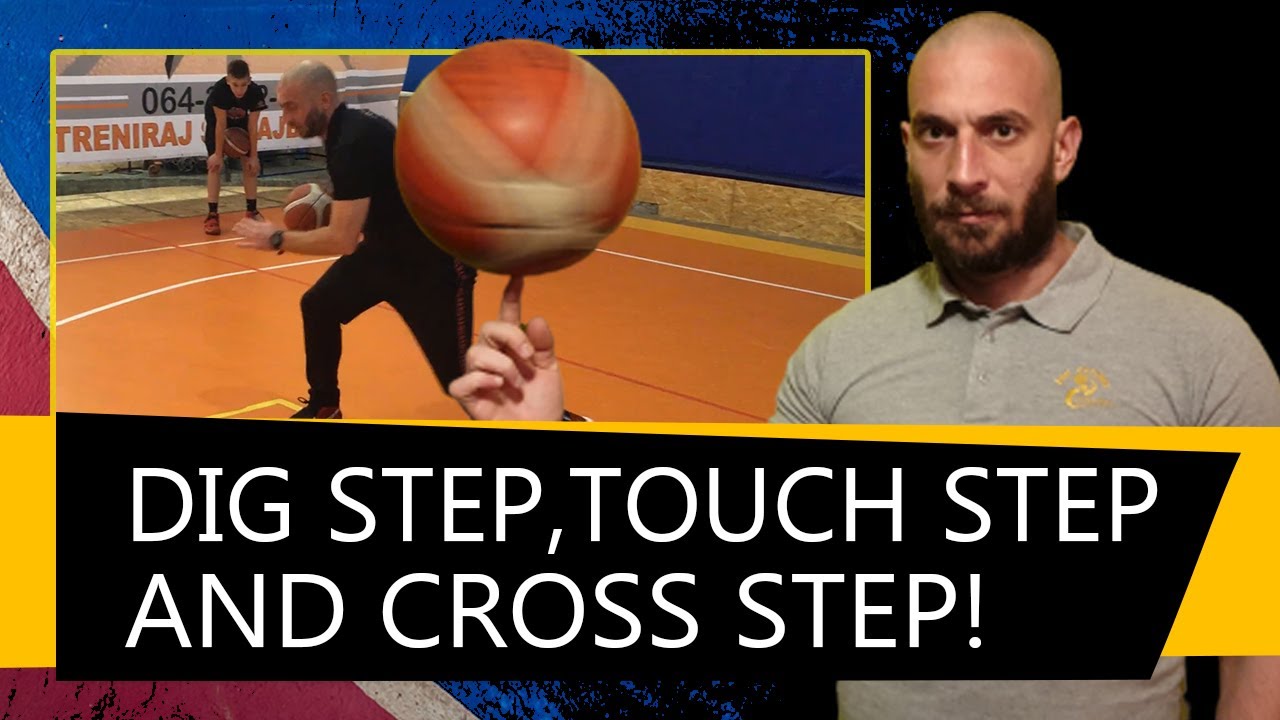 Dig Step, Touch Step & Cross Step Basketball Footwork