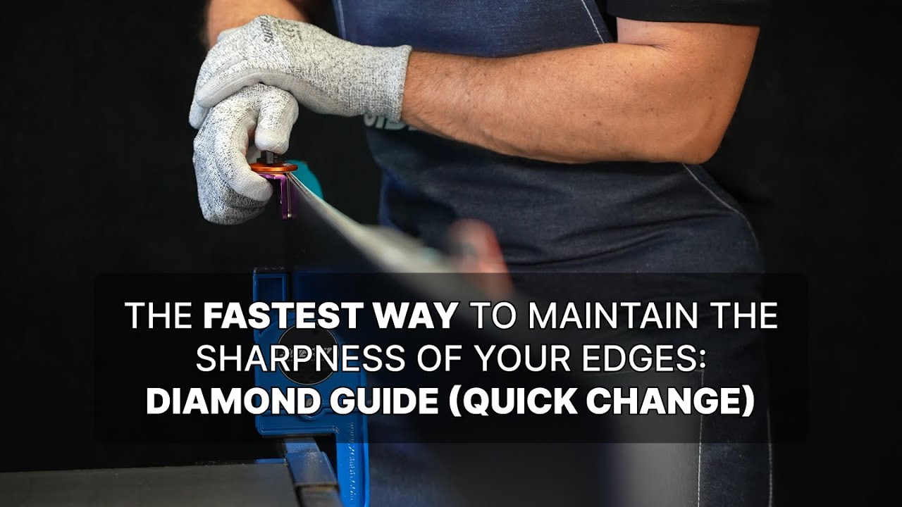 Использование направляющих QC Diamond Guides значительно упрощает настройку.