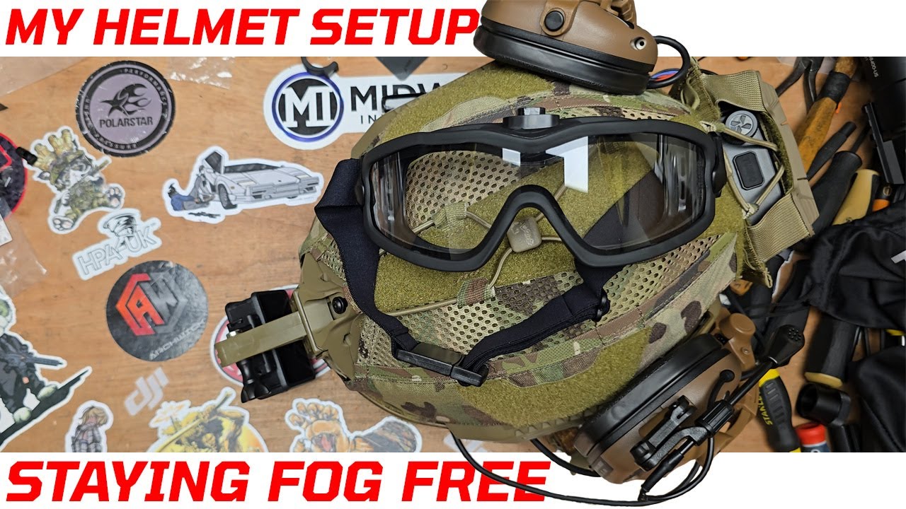 My Helmet Setup & How I Stay Fog Free