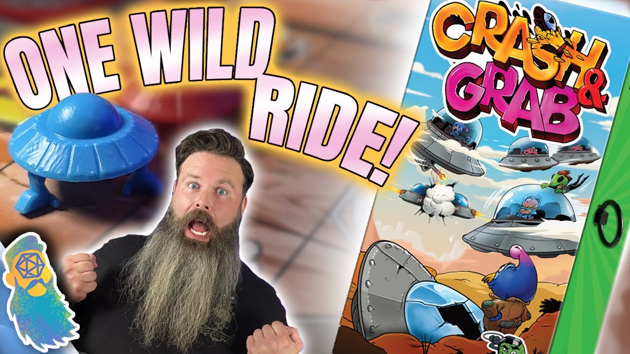This Game Is One Wild Ride Right Out The Gate! - Crash & Grab Board Game Kickstarter Preview