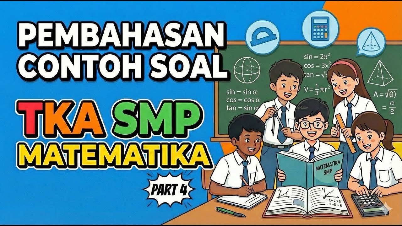Pembahasan Contoh Soal TKA SMP Matematika - Part 4