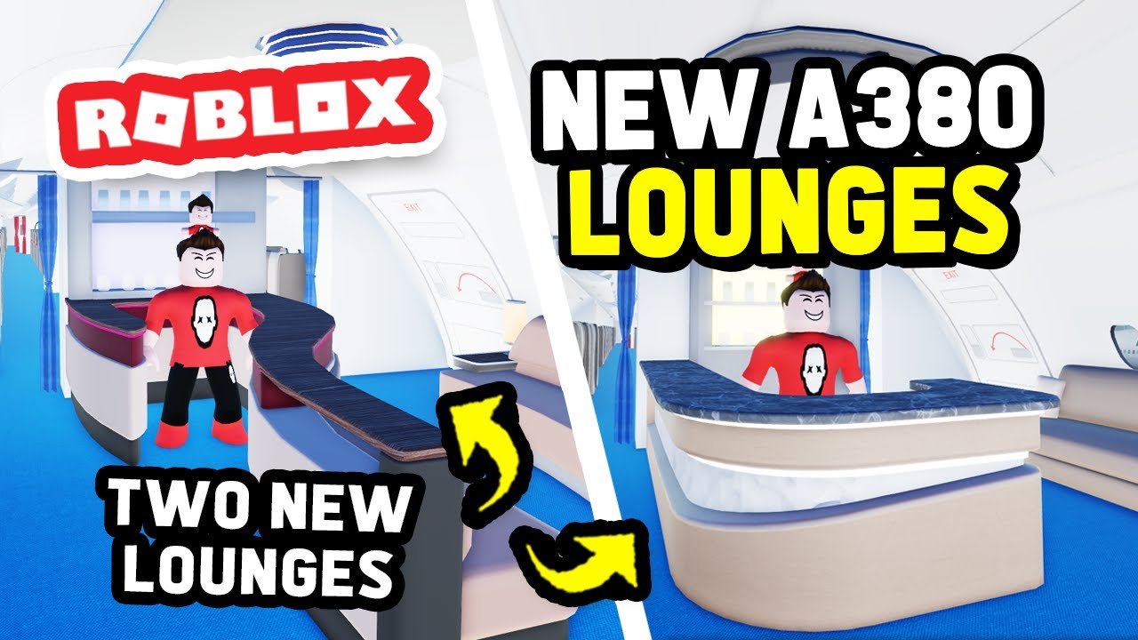 Новое обновление лаунжей A380 в Cabin Crew Simulator (Roblox)