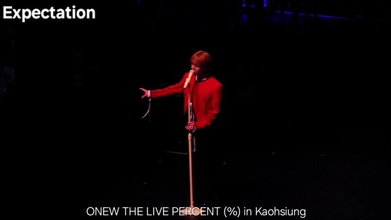 ONEW THE LIVE PERCENT (%) in Kaohsiung - Expectation