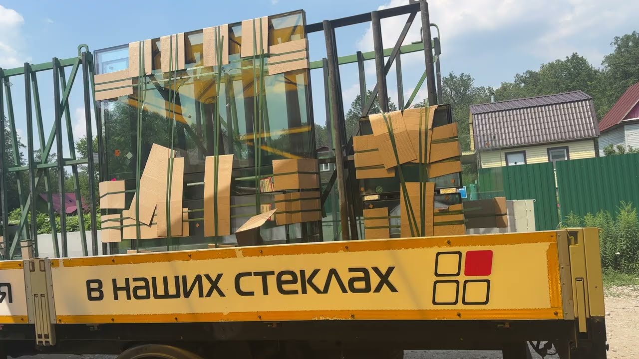 ОКНА СТАВИМ  ПАНОРАМНЫЕ  СБОРКА  РАМЫ