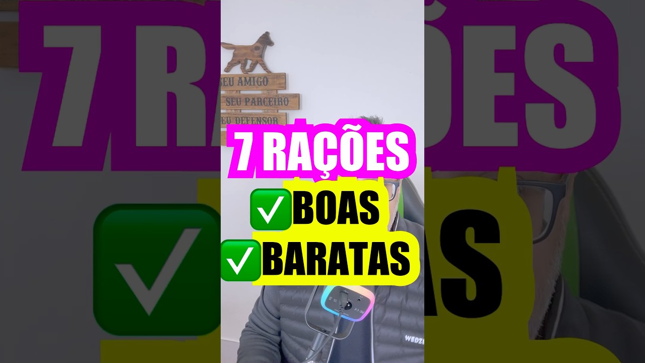 7 ra&ccedil;&otilde;es ✅BOAS E BARATAS! #cachorro #caes #petshop #pet #pets #racaodecachorro #filhote #racao