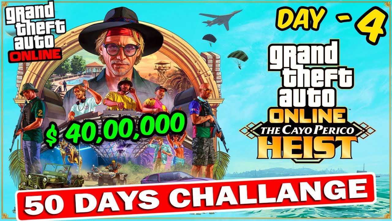 Day 4 in GTA Online: Cayo Perico Heist Full Guide + Kosatka Purchase, Cluckin Bell Raid & Acid sell