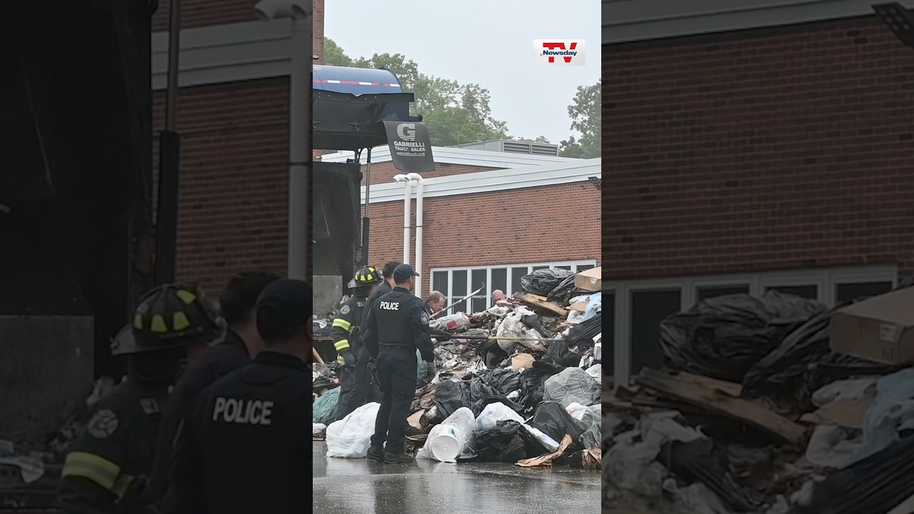 Body found in garbage truck at Long Island school after nearby dumpster pickup, police say #newyork