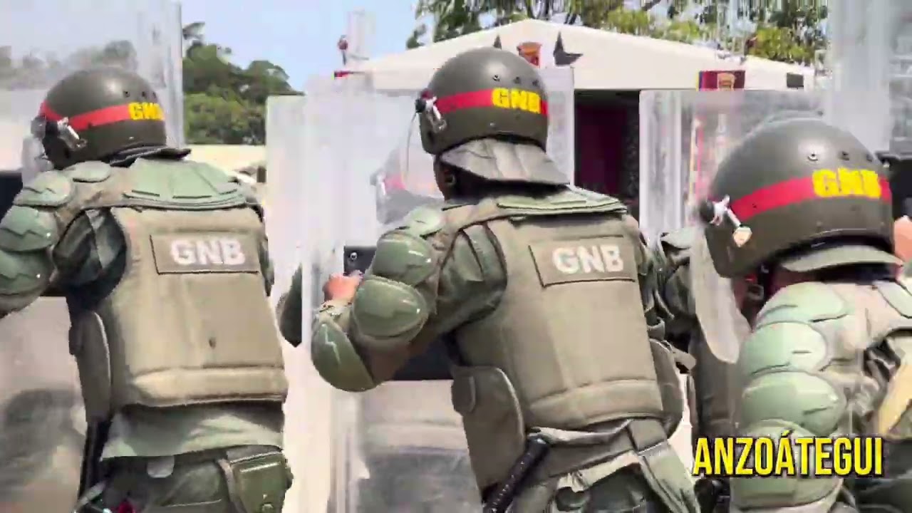 La FANB en Anzoátegui realizó demostración de orden público ¡Seguimos garantizando la paz del pueblo