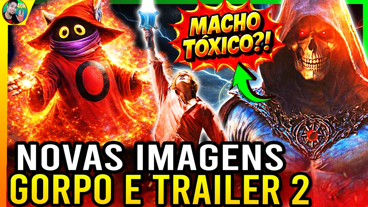 🚨VAZOU! GORPO VAI APARECER NO FILME do HE-MAN! NOVAS IMAGENS e QUANDO SAI TRAILER 2 HE-MAN DUBLADO