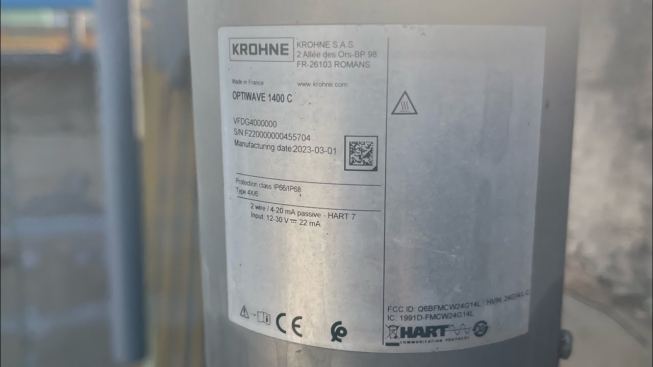 Krohne Optiwave 1400c level transmitter | Forbes Marshall |#serviceengineer