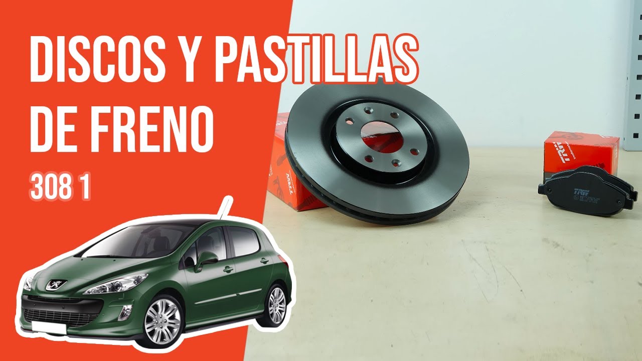 Cómo cambiar los discos y las pastillas de freno delanteros Peugeot 308 1 🚗