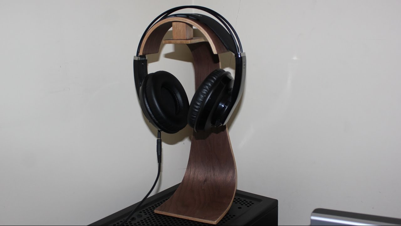 Headphone Stand -  Wood Veneer Shape