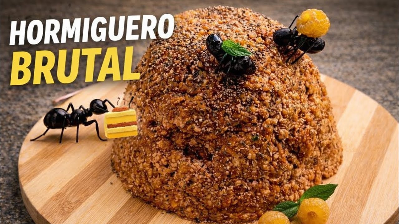 👉 TARTA RUSA “HORMIGUERO” 😱 EL PASTEL QUE PARECE UN HORMIGUERO Y SABE INCREÍBLE