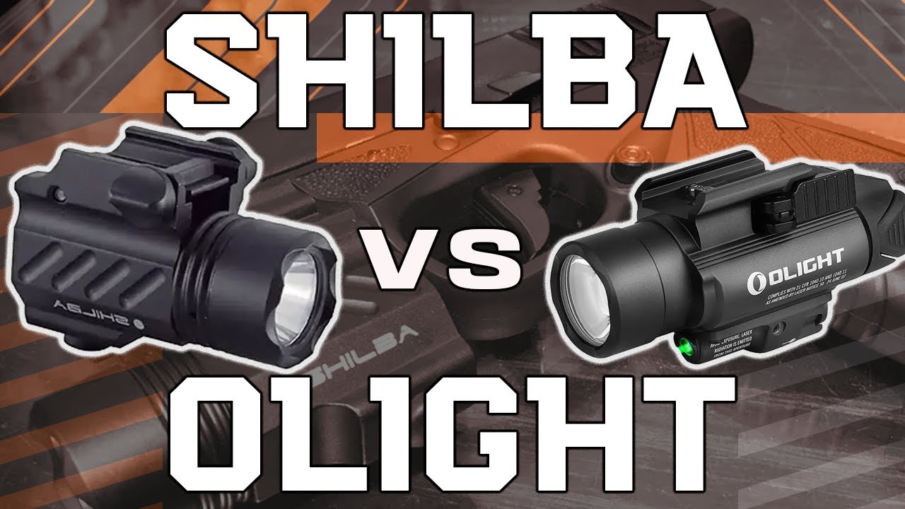 Shilba VS Olight - Linterna Picatinny para pistola