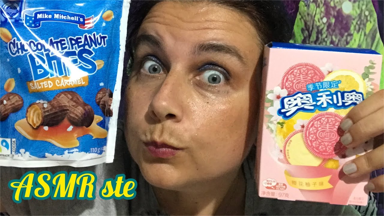 incredibile! Provo SNACK AMERICANI e asiatici mukbang ASMR ITA 먹방 eating sounds