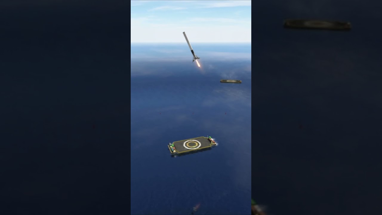 Mars Rocket Booster | First stage Rocket Booster Lander 
