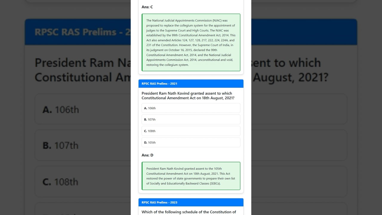 Key Constitutional Amendments and their Impact: e.g., 1st, 42nd, 44th, 73rd, 74th, 97th, 99th, ...