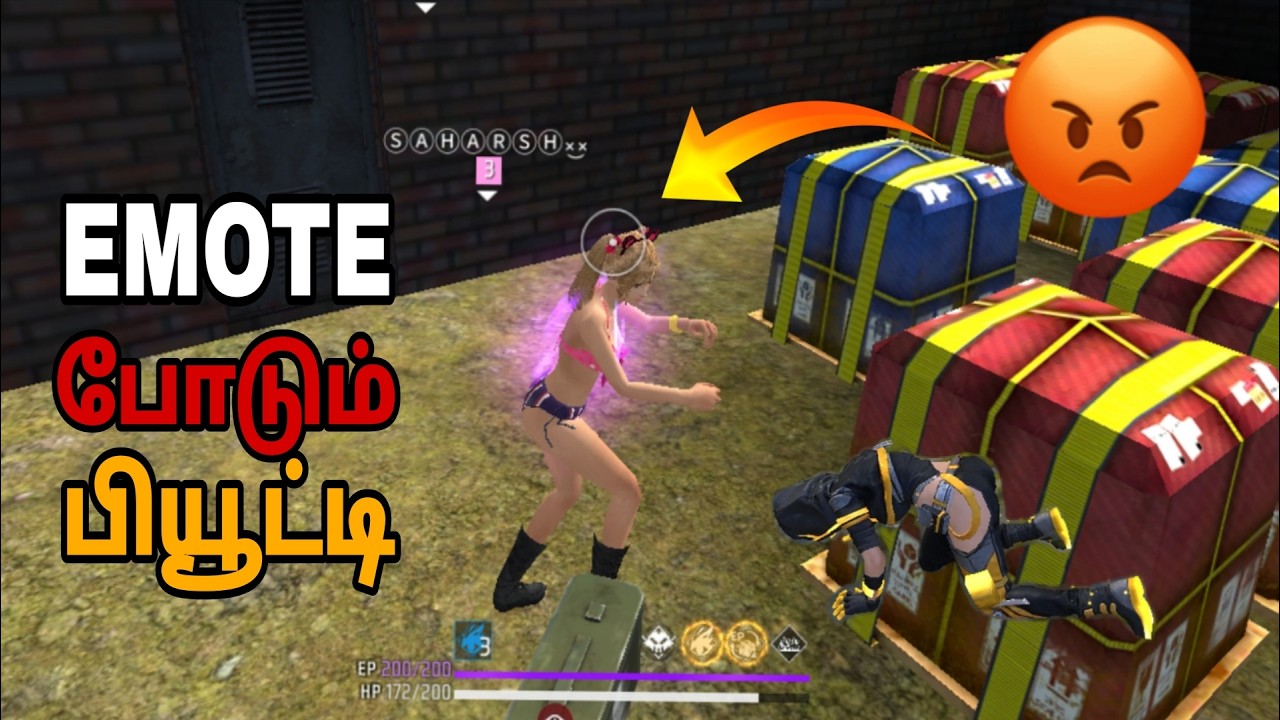 EMOTE போடும் பியூட்டி அடிக்க முடியாமல் தவிக்கும் நான்🤣#freeriretamil#emote#viral#pkthamilan#shorts