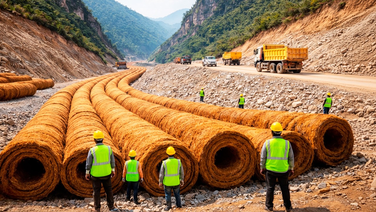 Comment des ingénieurs indiens de GÉNIE construisent des routes à partir de millions de tonnes de fi