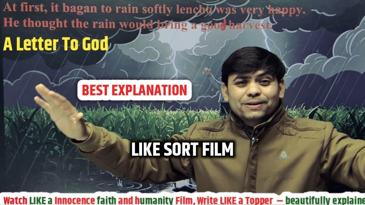 Class 10 English Chapter 1 || A Letter To God || Pross Full Summary Long Answer Best Explanation 