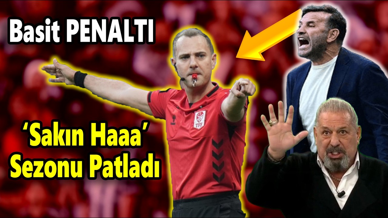 Erman Toroğlu çıldırdı Hakem kovdu! REZİL penaltı BÜYÜ F.Bahçe'de...