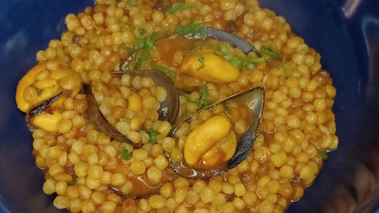 Fregula o fregola con le cozze