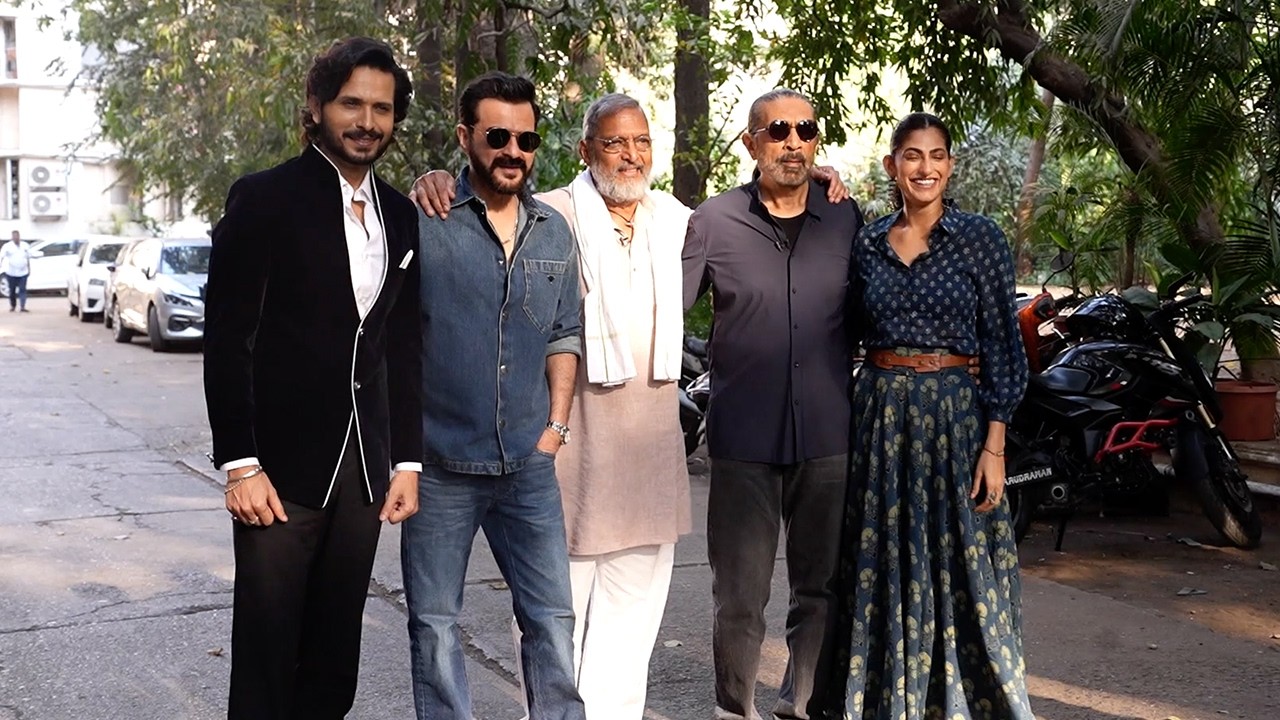 Nana Patekar, Prakash Jha, Kubbra Sait & others Spotted For The Promotion Of Movie “Sankalp”