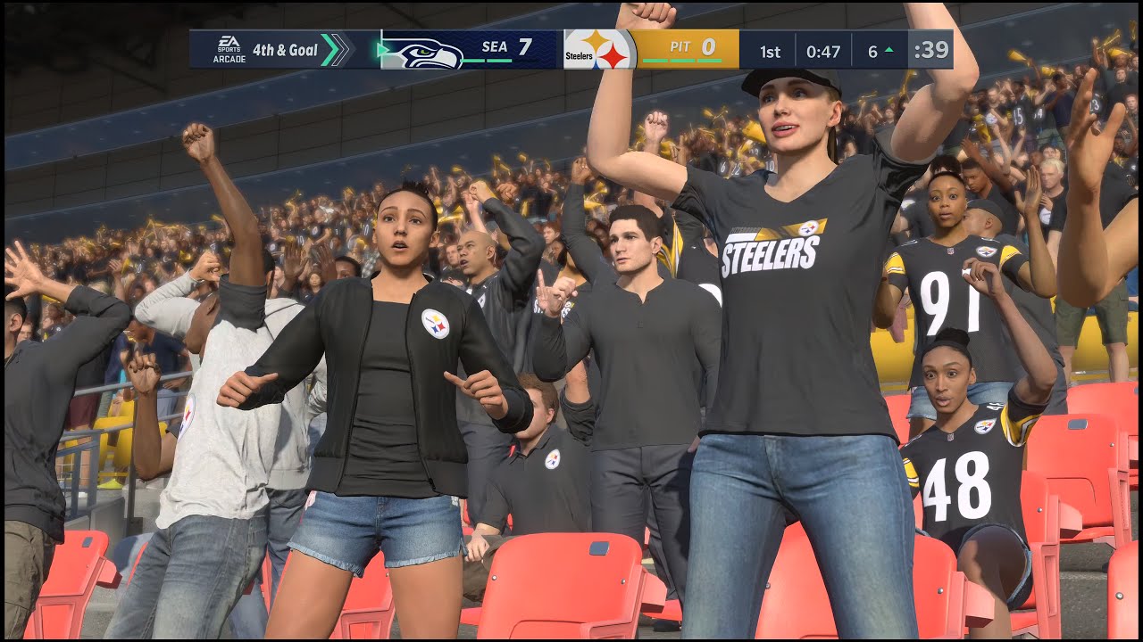 PS5 Madden NFL 21: Pittsburgh Steelers VS Seattle Seahawks Gameplay (No Commentary)