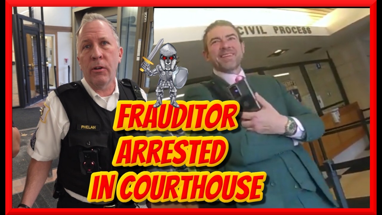 Brainless Frauditor Arrested In a Cook County Illinois Courthouse