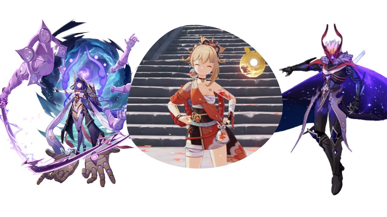 Solo Yoimiya vs Childe & The Raiden Shogun