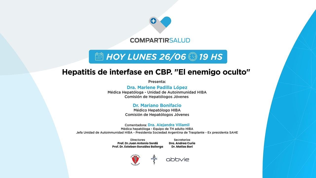 Hepatitis de interfase en CBP. " El enemigo oculto"