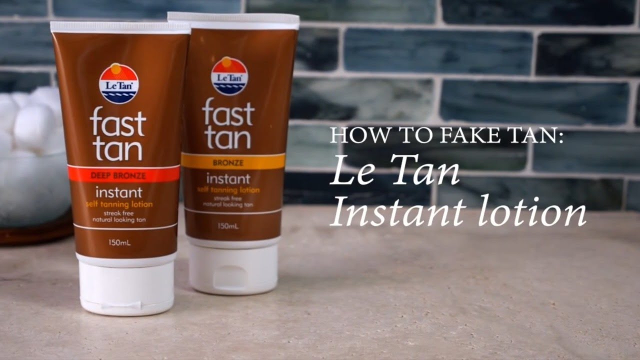 How to Guide - Le Tan Instant Lotion
