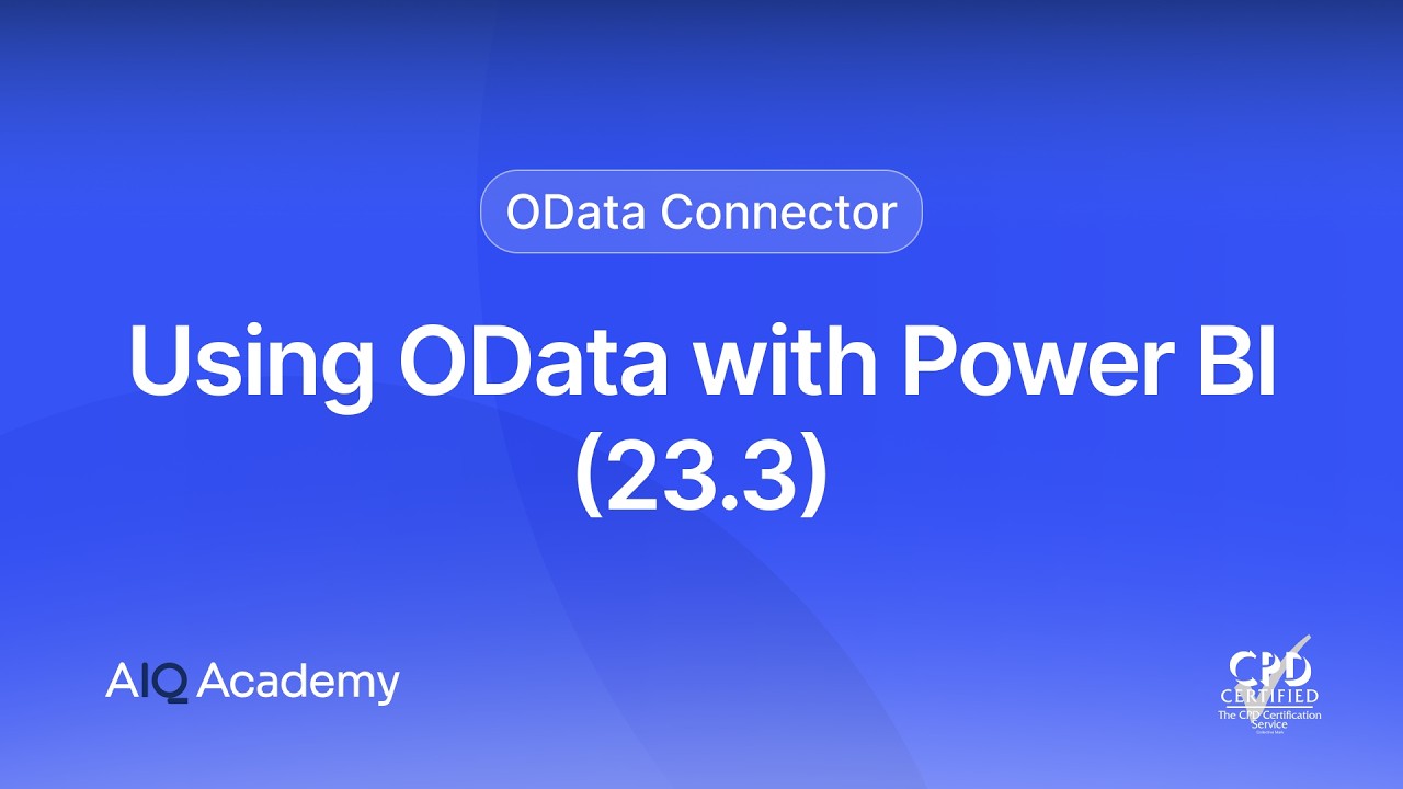 Как использовать OData-коннектор AccountsIQ с PowerBI (23.3)