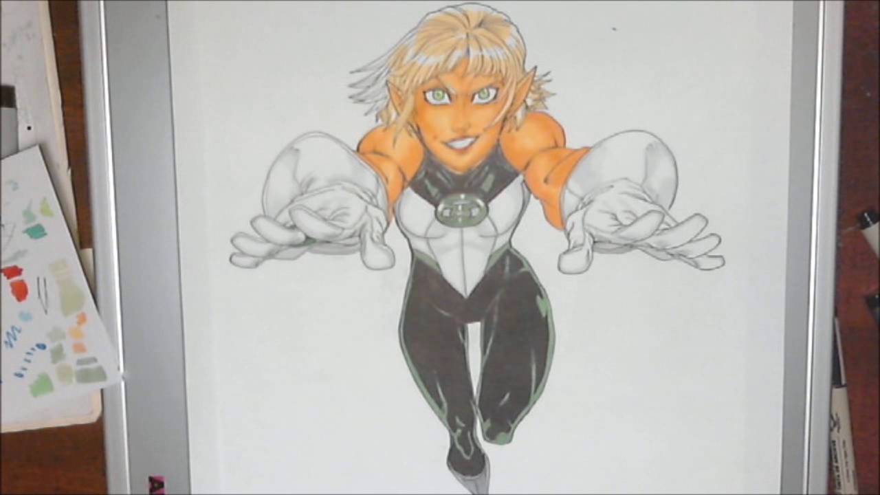 Nork Draws: Green Lantern Arisia Rrab