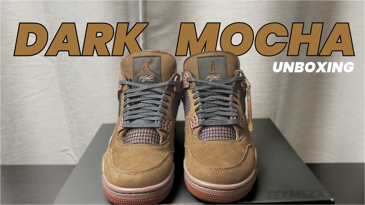 A Ma Maniere Jordan 4 Dark Mocha Unboxing